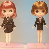 The Miho Matsuda (left) and Tibi (right) Blythe dolls.