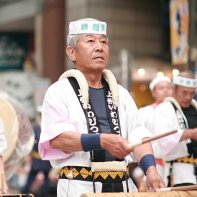 As these drummers show, the Awa Odori dance festival is for all ages.