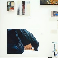 Some Japanese paintings by various artists at the Chiyoda Art Festival 2011.