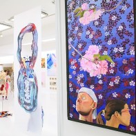 Another look around inside the 3331 Arts Chiyoda exhibition space during the Chiyoda Arts Fair.