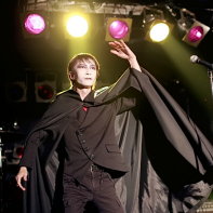 Mars Medicis Mephistopher and Gucci during their gothic performance at the Live Inn Rosa.