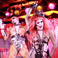 Singer Maiya of Japanese 'death disco' band Death Trance Delilah.