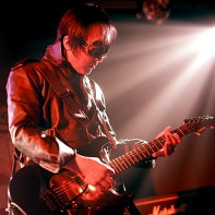 Another view of guitarist Ucchi of Psydoll at the Club Theatric Show #22.