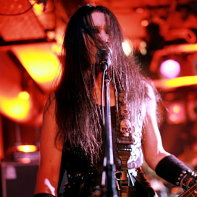 Bass player and singer Ken of the Japanese metal band Zodiaque.