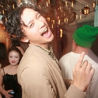 Popular DJ Takeru dancing in the Trump Room.