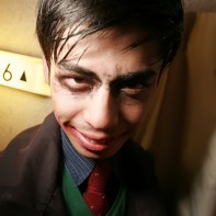 A Japanese guy with scarily kohled eyes.