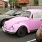Pink VW beetle