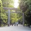 Large torii at the Meiji shrine